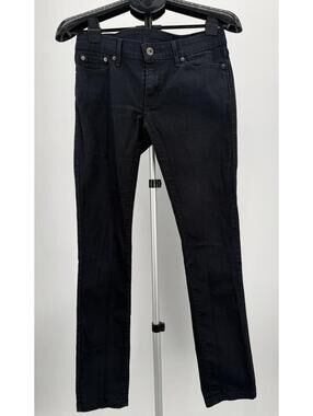 Classic Black Levi's Skinny Jeans Stretch Denim 6